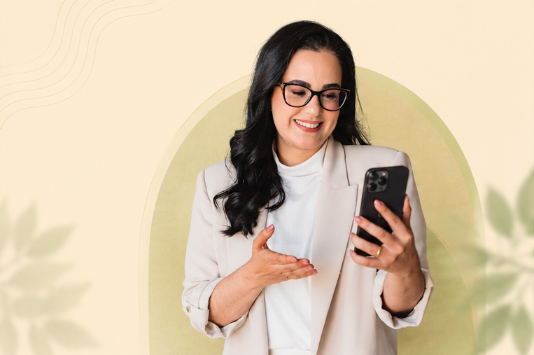 Comunidade Antimenopausa acompanhando as alunas pelo WhatsApp
